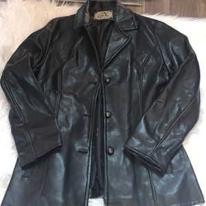 VINTAGE 100 percent leather A collezioni jacket